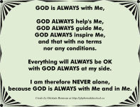 GOD IS ALWAYS WITH ME