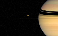 free Wallpaper-Planets-72-SATURN-Many Colors, Many Moons-CASSINI-2008-10-09-