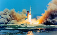 FREE wallpaper-NASA-166-Apollo-16-Liftoff-1972-04-16-Wide-Screen