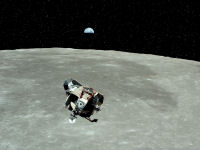 FREE wallpaper-NASA-98-Apollo-11-LM-approaches-CSM-for-docking-as-Earthrise-1969-07-21-FS