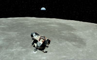 FREE wallpaper-NASA-98-Apollo-11-LM-approaches-CSM-for-docking-as-Earthrise-1969-07-21-WS