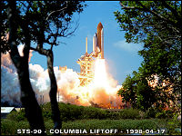 STS-90-COLUMBIA-1998-04-17