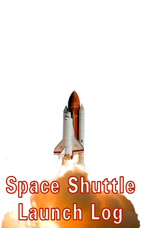 BUTTON SPACE SHUTTLE LAUNCH LOG