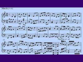 GB-23 MARCH, TIP TOE OR FLY